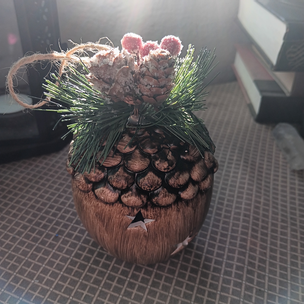 Pinecone Fairie lantern w/ Stars, Nwots - Picture 5 of 10
